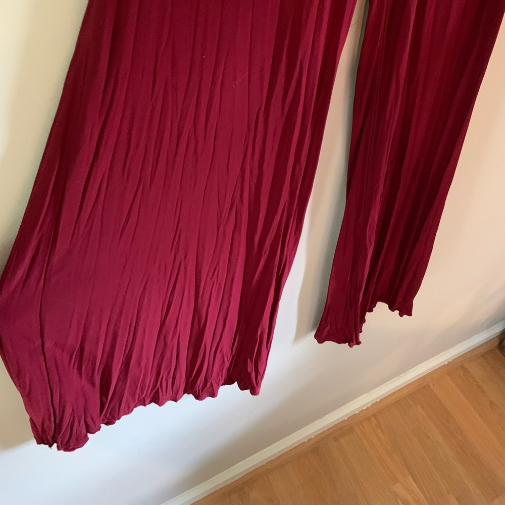 Boho Blu Maroon Pants